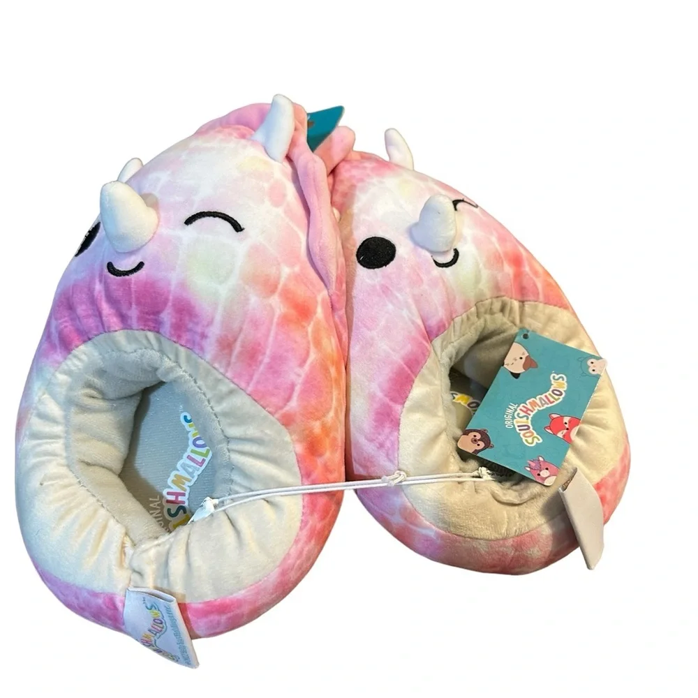 Squishmallow‎ house Shoes or slippers Pink Dino, A Bee